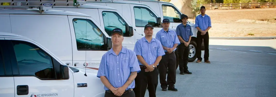 KIC Refrigeration crew ready for Mini Split Repair jobs across San Dimas
